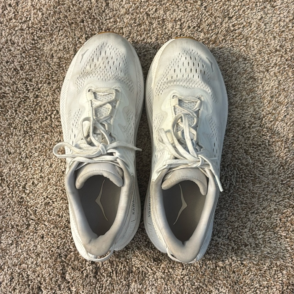 Hokas Kawana Sneaker, color white and size 9.5.